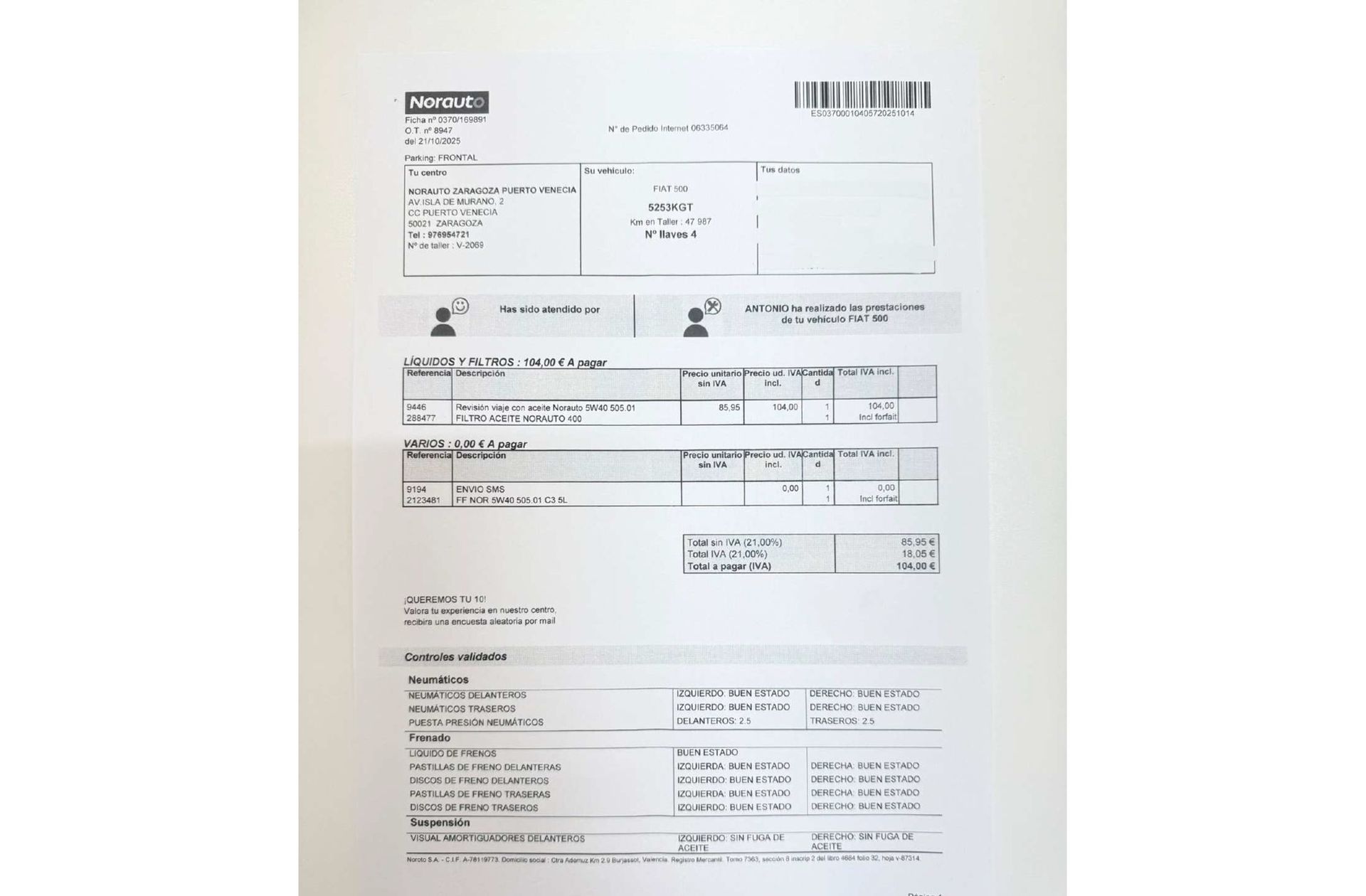 Fiat 500 1.2 Lounge - foto 17