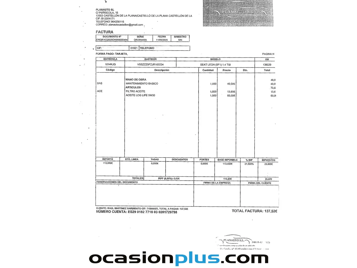 Foto Seat León SEAT León 1.4 TSI S&S FR Plus (125 CV)