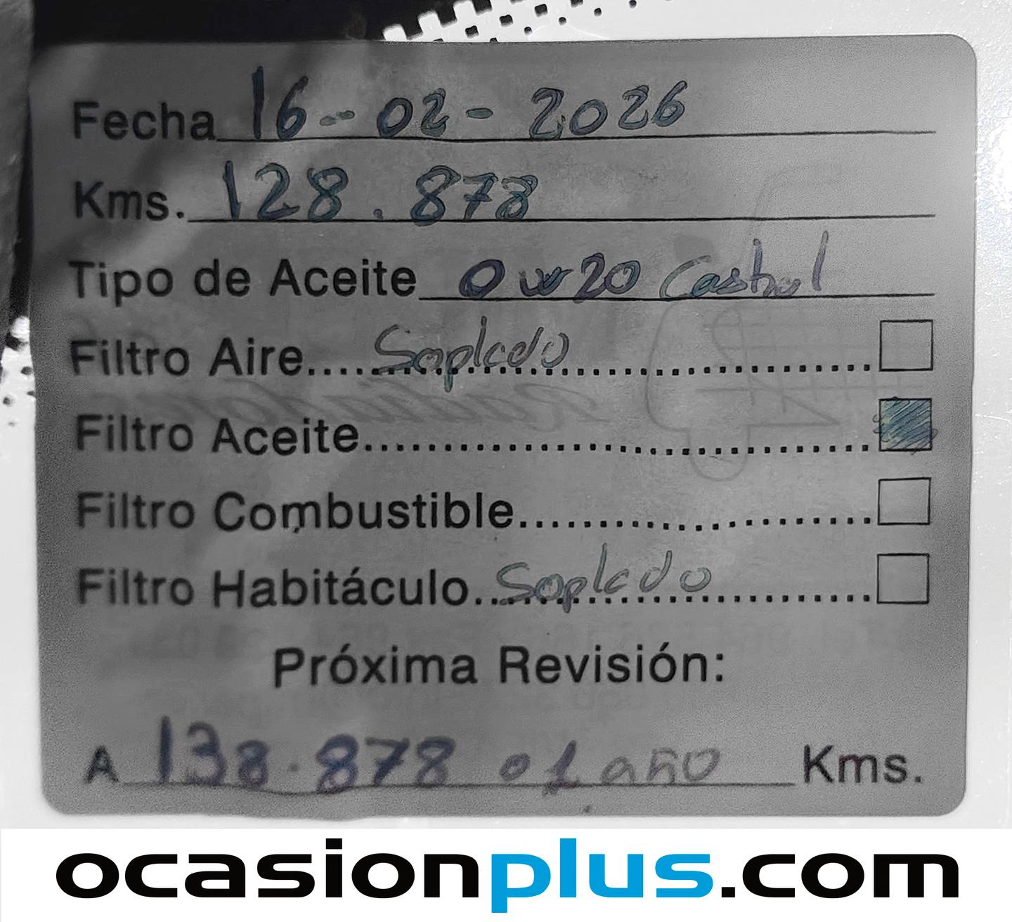 Foto del mantenimiento del Opel Astra Opel Astra 1.4T SHT S/S Business Elegance CVT (145 CV)