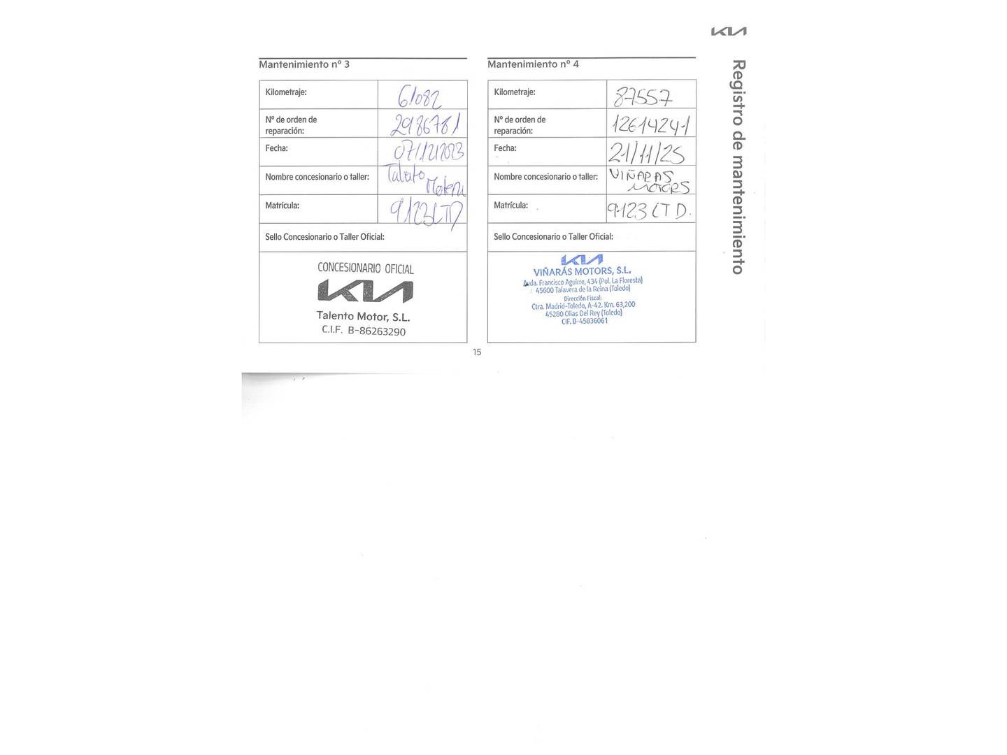 Foto del mantenimiento del KIA Ceed KIA Ceed 1.6 MHEV Tech DCT (136 CV)