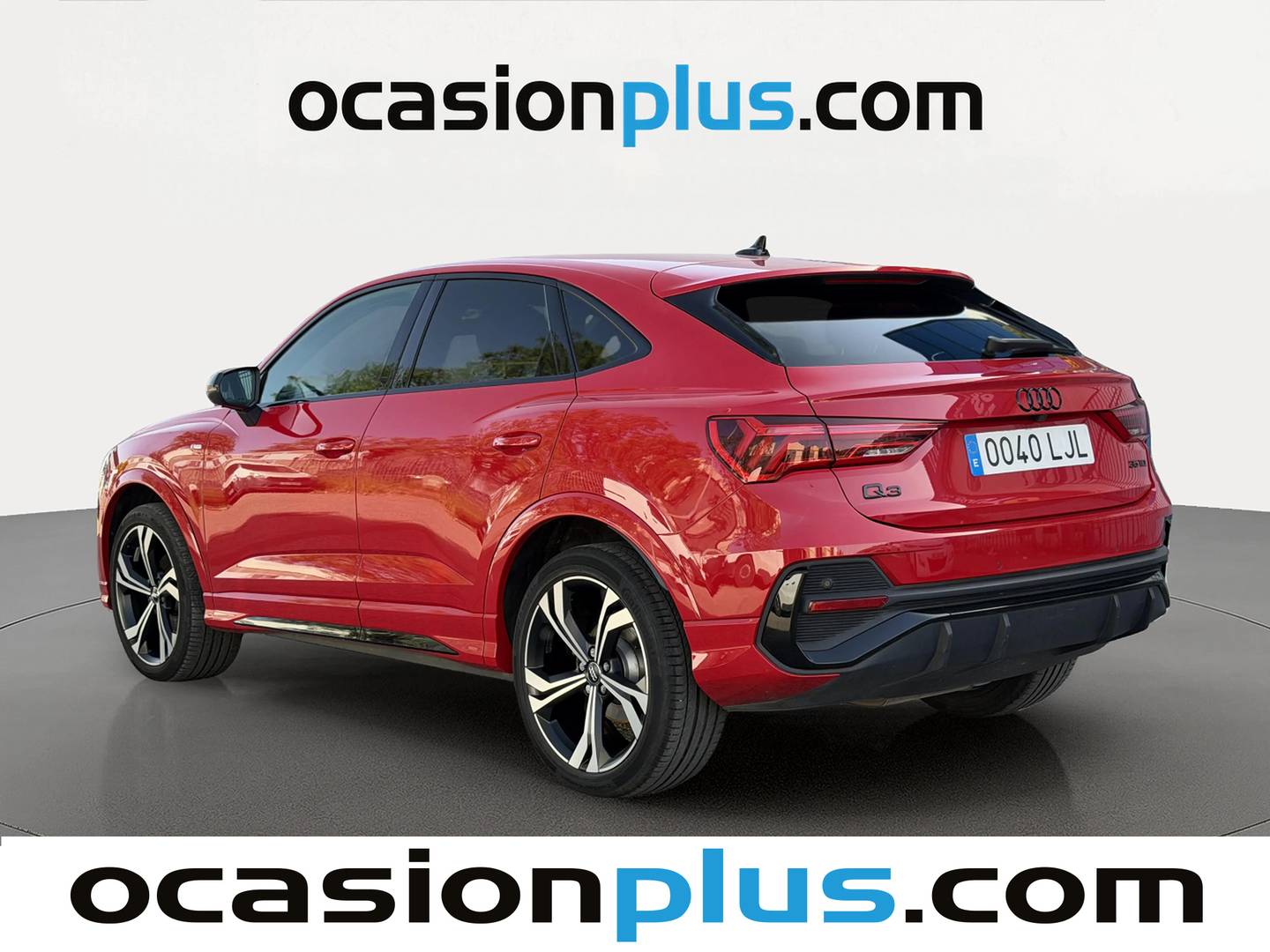Foto trasera Audi Q3 Sportback Audi Q3 Sportback Black line 35 TDI (150 CV) S tronic Pack S-line izquierda