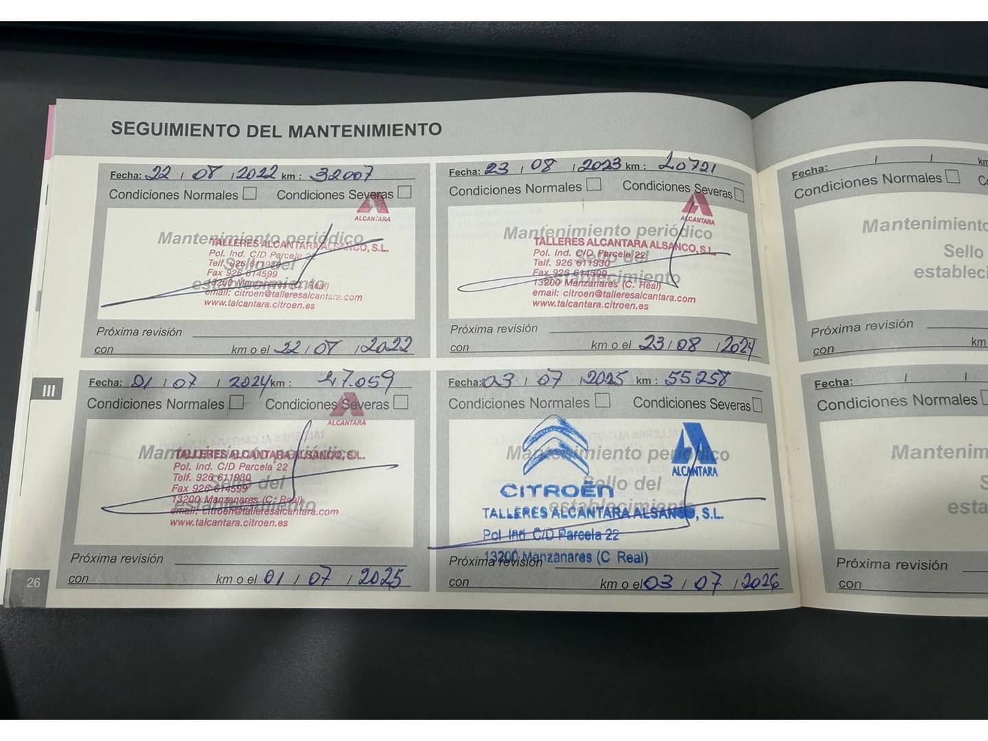 Foto del mantenimiento del Citroën Berlingo Citroën Berlingo Combi BlueHDi 100 Talla M Feel (100 CV)