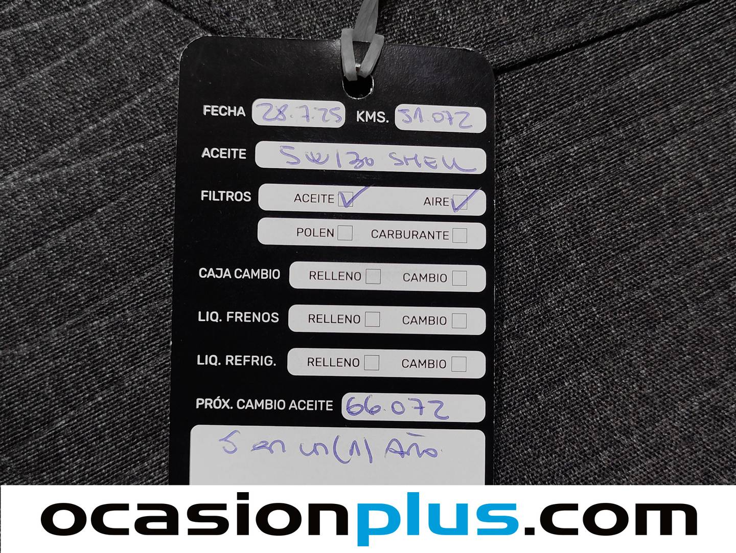 Foto del mantenimiento del Citroën C3 Citroën C3 PureTech 82 Live Edition (82 CV)