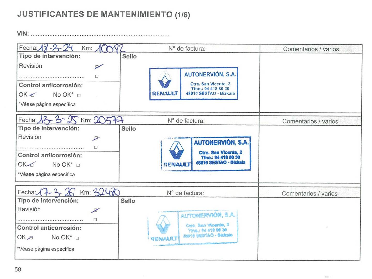 Foto del mantenimiento del Renault Austral Renault Austral Techno E-Tech Full Hybrid (200 CV)