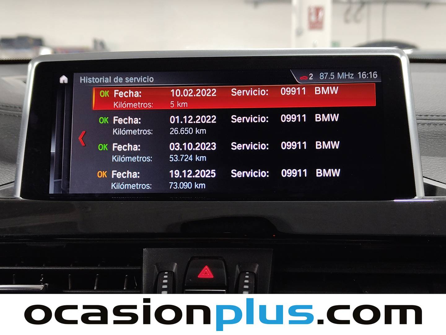 Foto del mantenimiento del BMW X2 BMW X2 sDrive18i (136 CV)