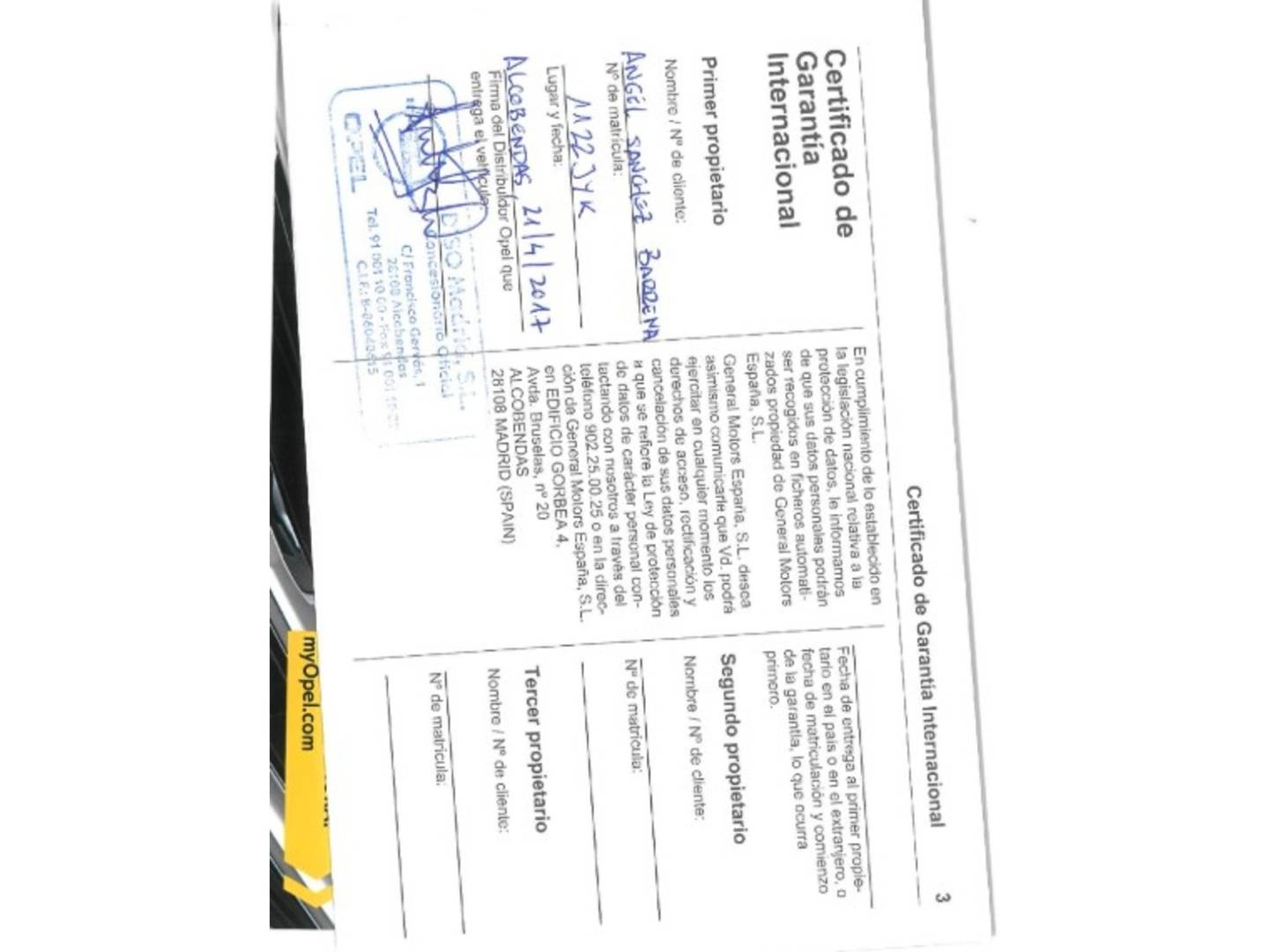 Foto del mantenimiento del Opel Mokka X Opel Mokka X 1.4 Turbo S&S Selective 4X2 (140 CV)