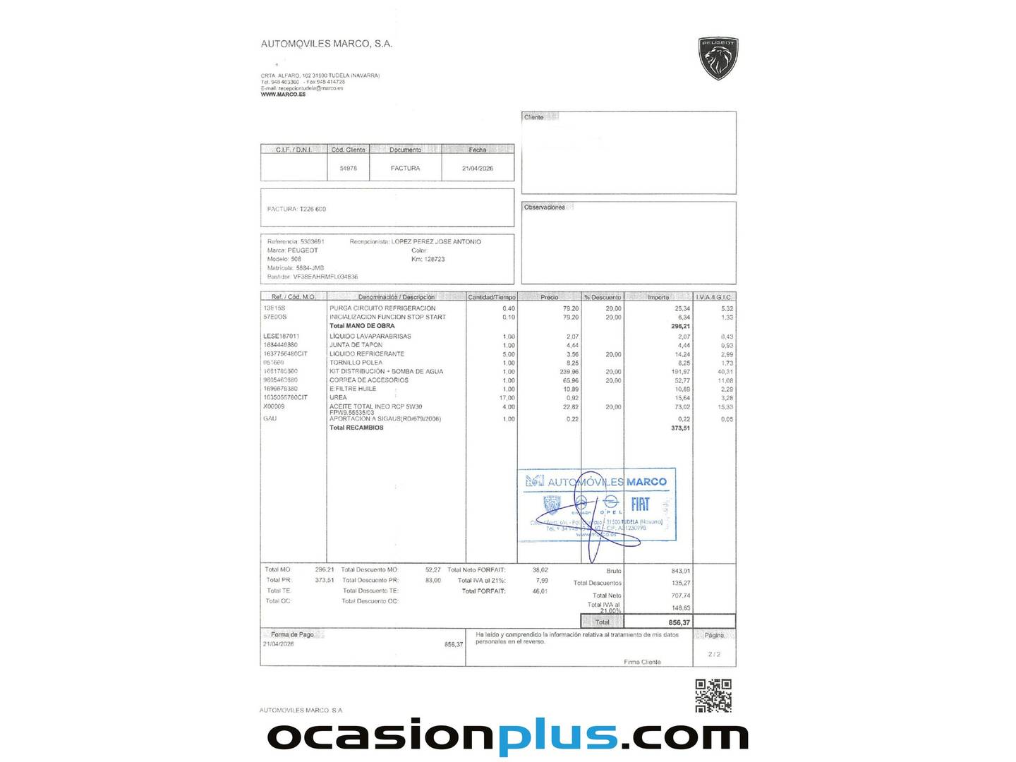 Peugeot 508 Peugeot 508 SW 2.0 BlueHDI Active (150 CV) manual