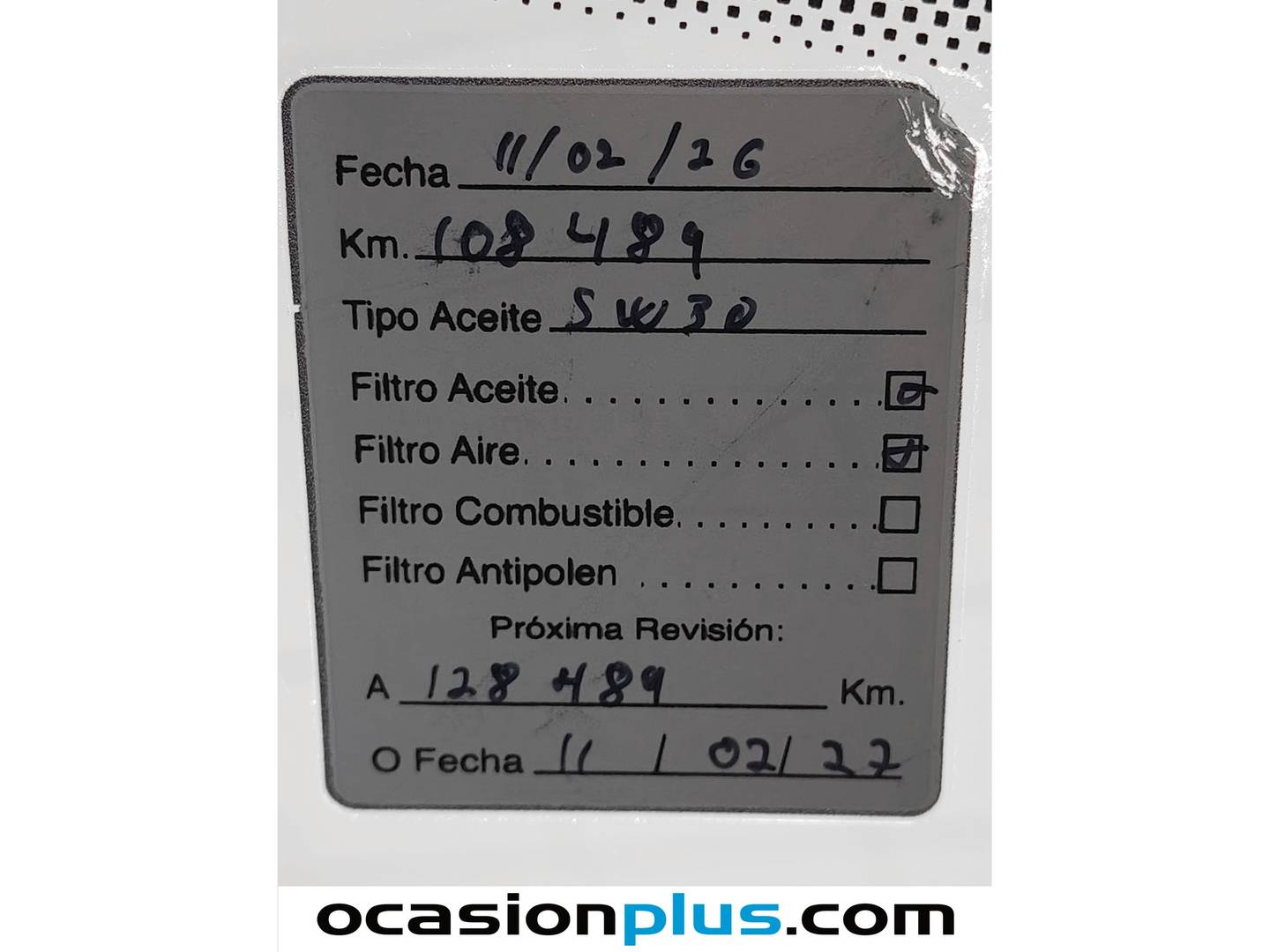 Foto del mantenimiento del Opel Corsa Opel Corsa 1.4 Selective (90 CV)