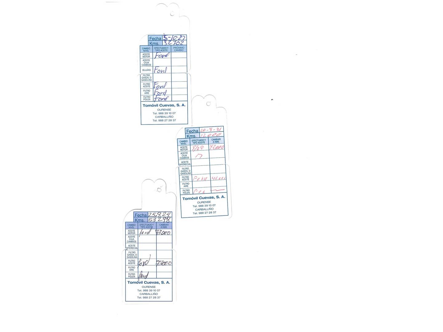 Foto del mantenimiento del Ford Ka+ Ford Ka+ 1.2 Ti-VCT White Edition 85 CV)