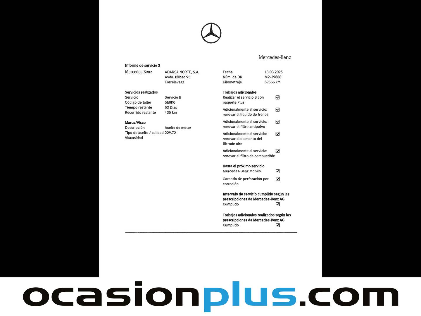 Foto del mantenimiento del Mercedes Clase C Mercedes-Benz Clase C 220 d  (200 CV)