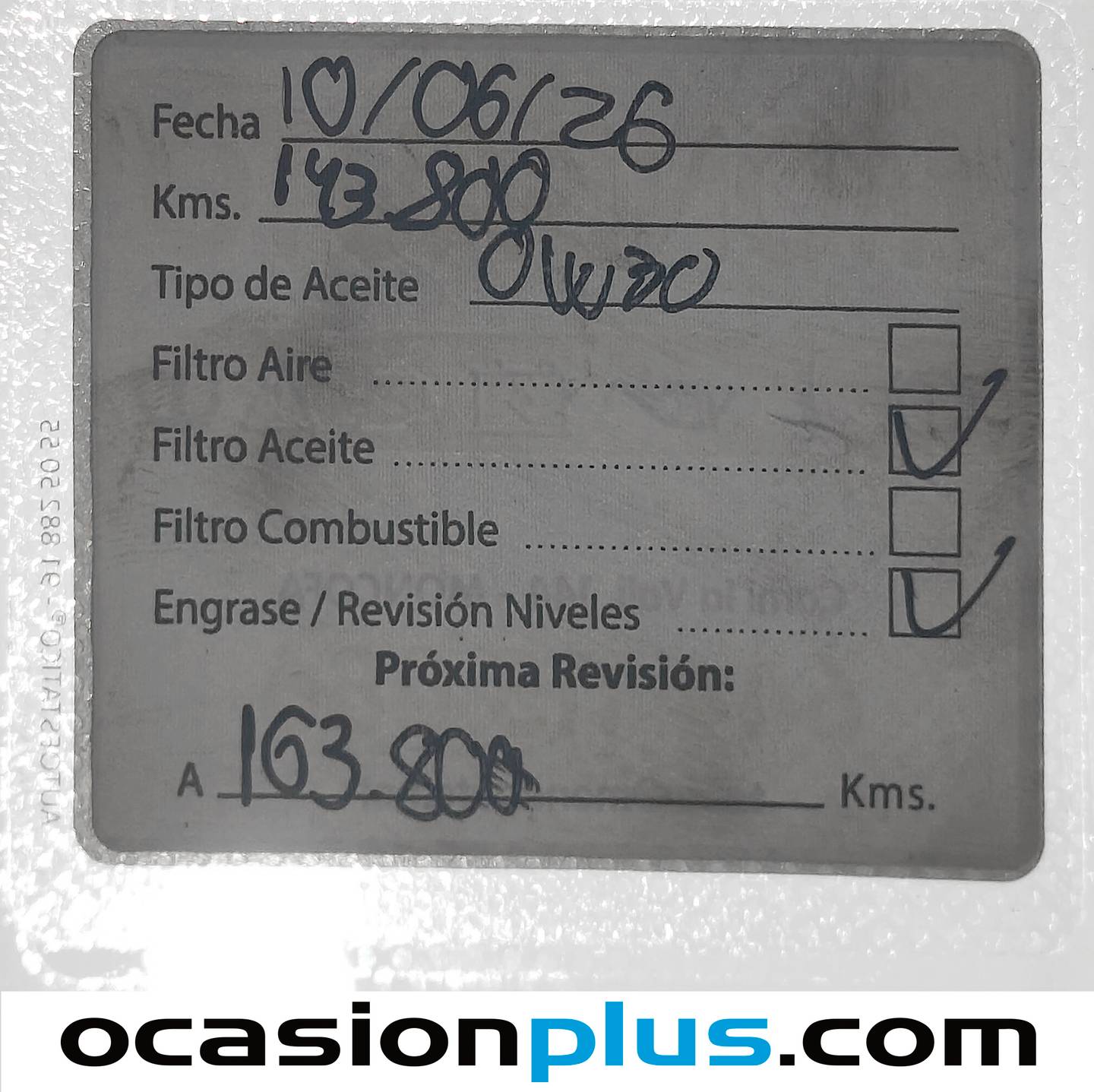Foto del mantenimiento del Citroën Grand C4 Picasso Citroën Grand C4 Picasso BlueHDi 120 Feel (120 CV) 7 Plazas
