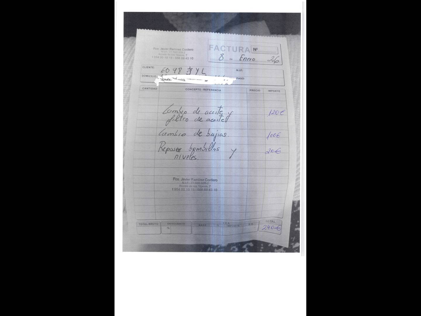 Foto del mantenimiento del Skoda Fabia Skoda Fabia 1.0 MPI Like (75 CV)