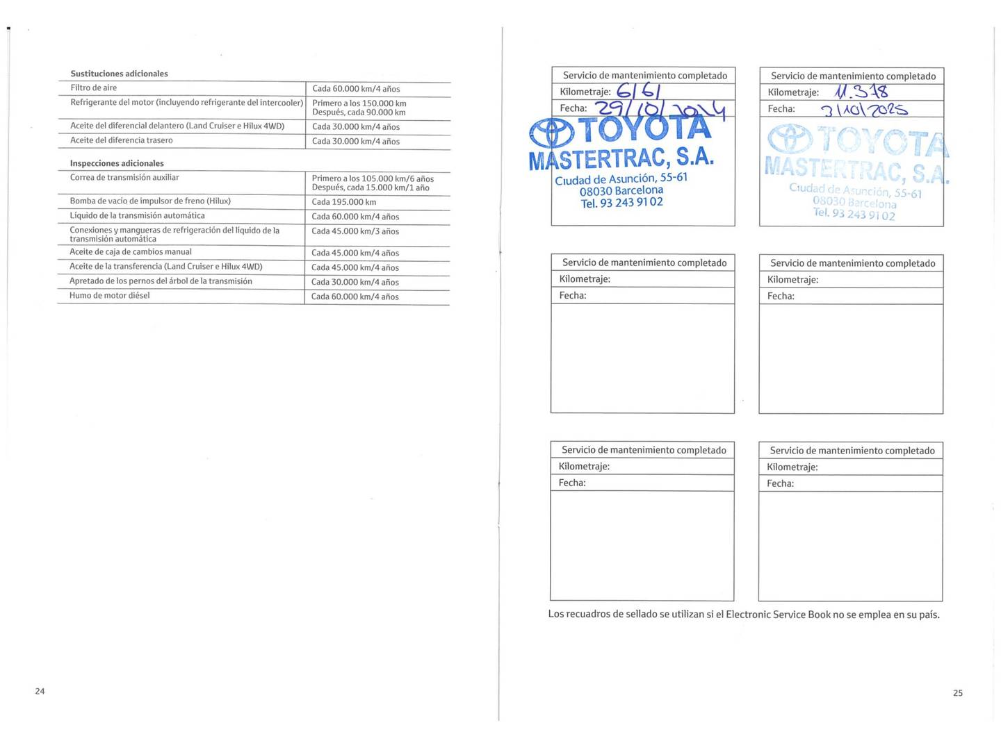 Foto del mantenimiento del Toyota C-HR Toyota C-HR 1.8 125H Advance (122 CV)