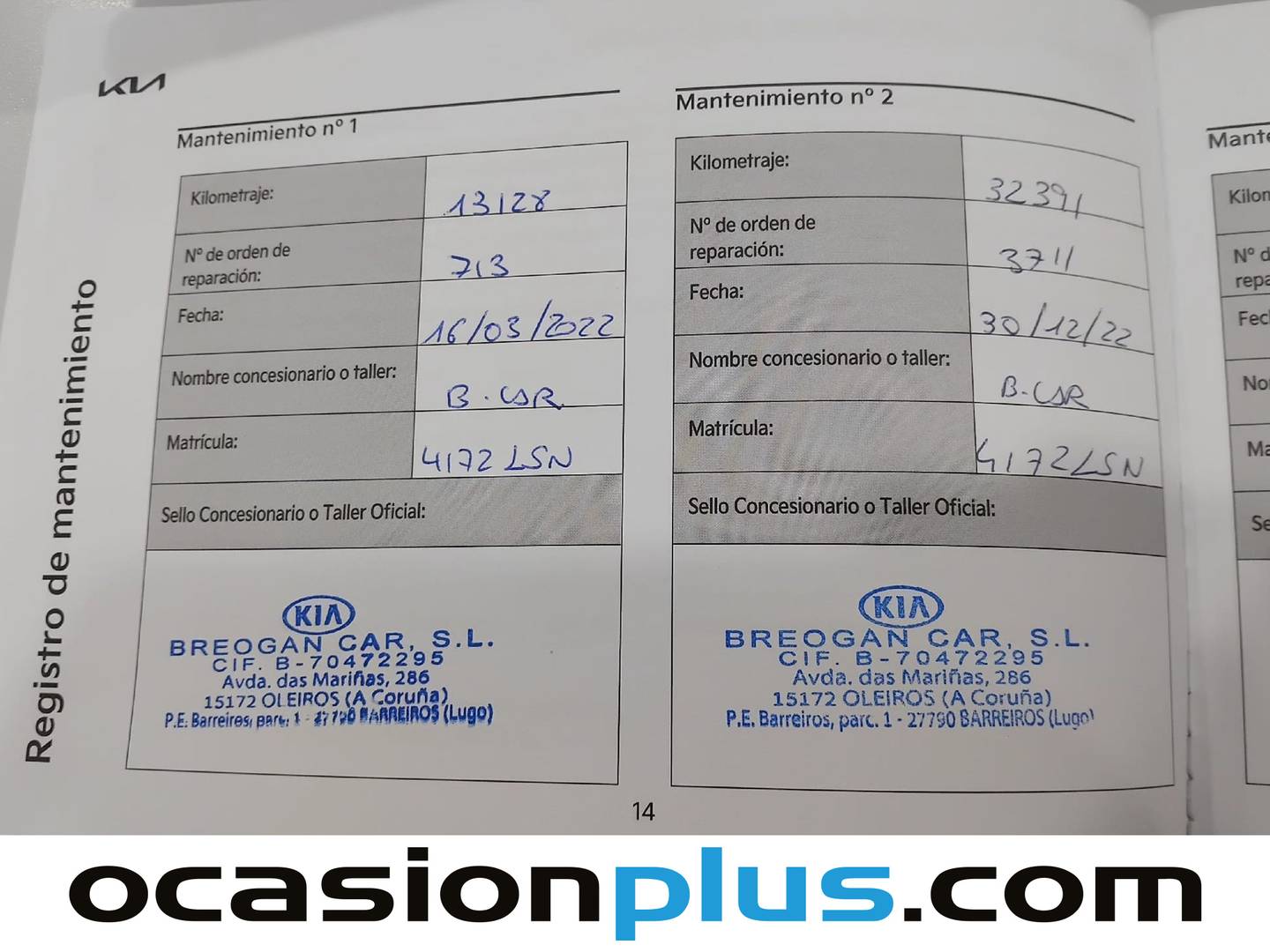 Foto del mantenimiento del KIA Niro KIA Niro 1.6 GDi HEV Híbrido Drive (141 CV)