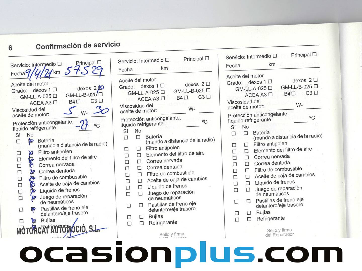 Foto del mantenimiento del Opel Adam Opel Adam 1.4 XER Slam (100 CV)