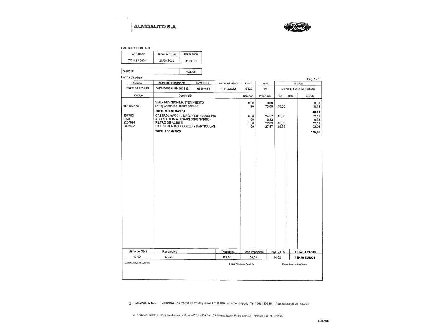 Ford Fiesta Ford Fiesta 1.5 EcoBoost ST (200 CV) de ocasión