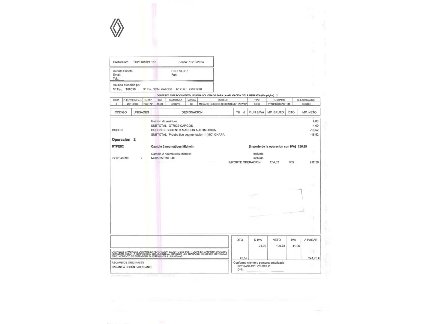 Foto Renault Mégane Renault Megane Intens E-Tech Híbrido (160 CV)