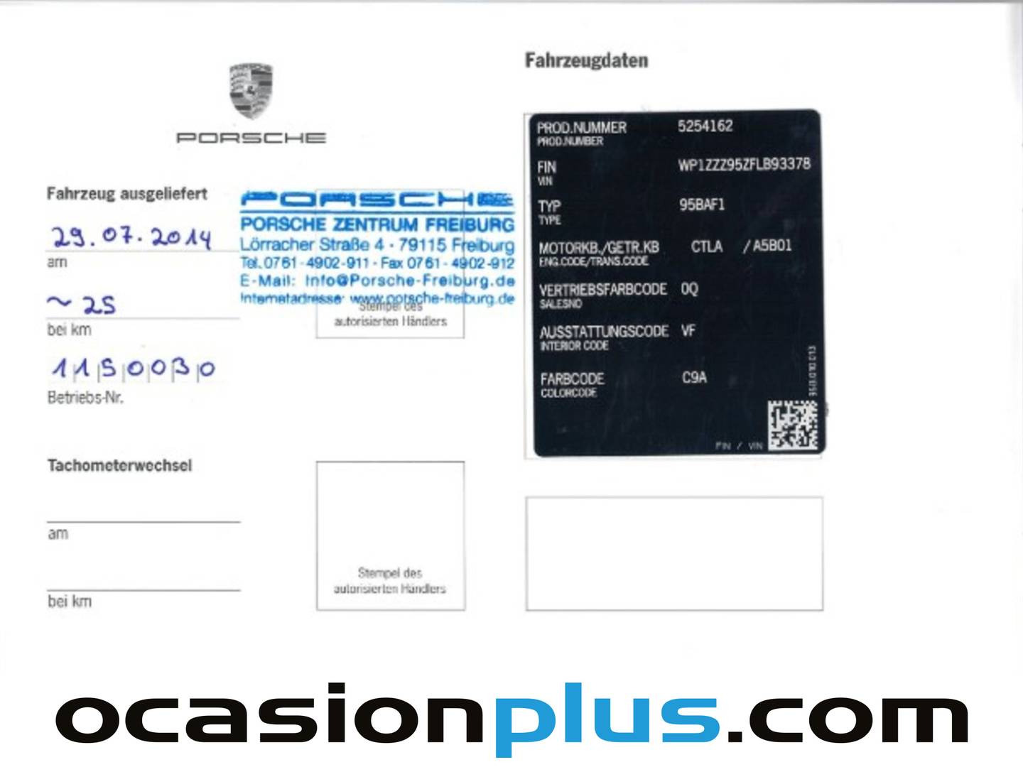 Foto del mantenimiento del Porsche Macan Porsche Macan Turbo (400 CV)