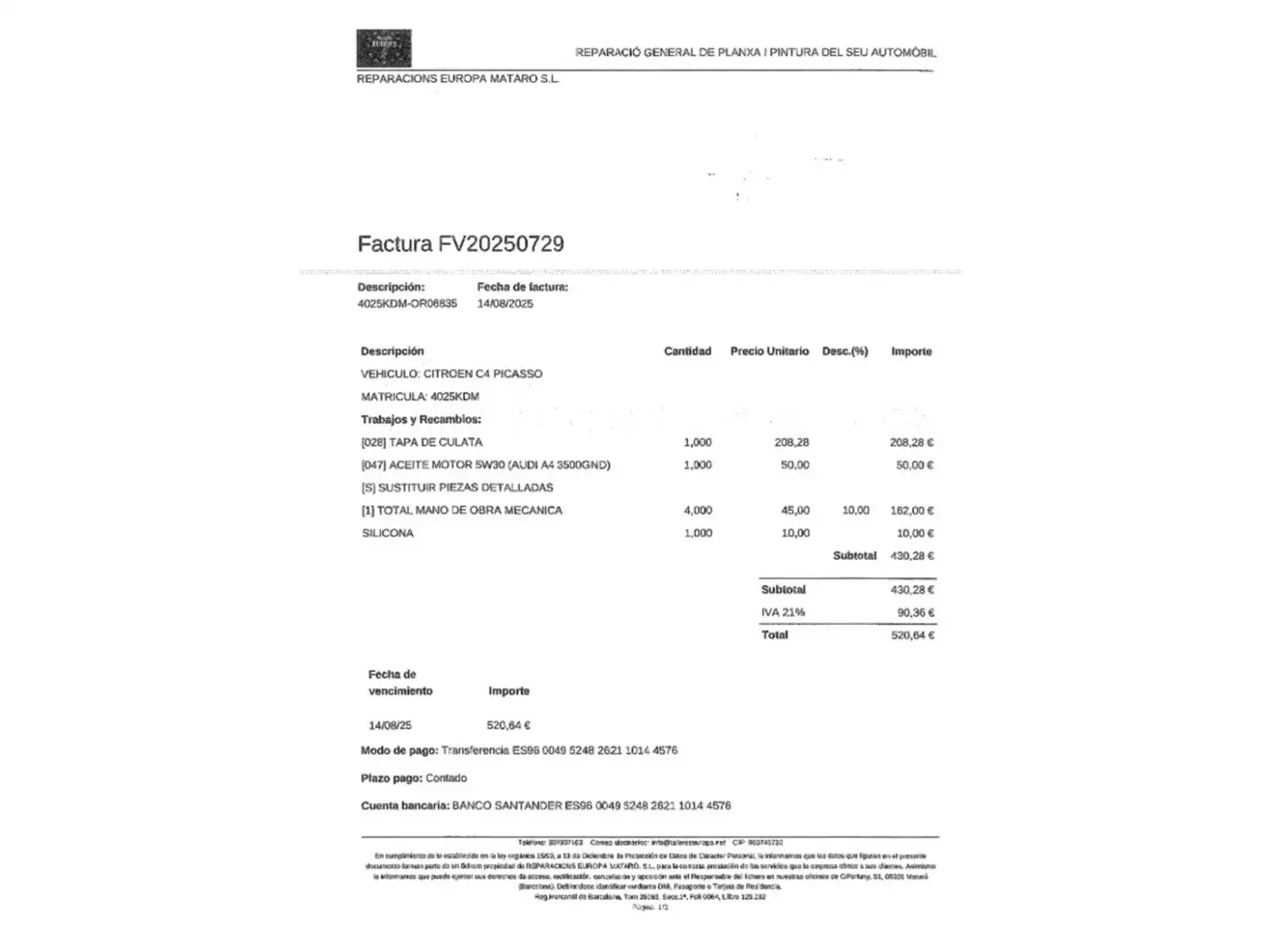 Mantenimiento