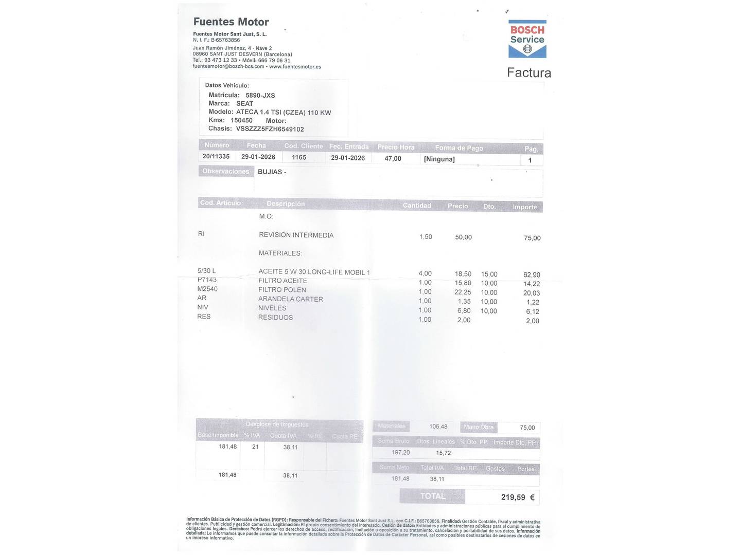 Seat Ateca SEAT Ateca 1.4 EcoTSI S&S Style (150 CV) de ocasión