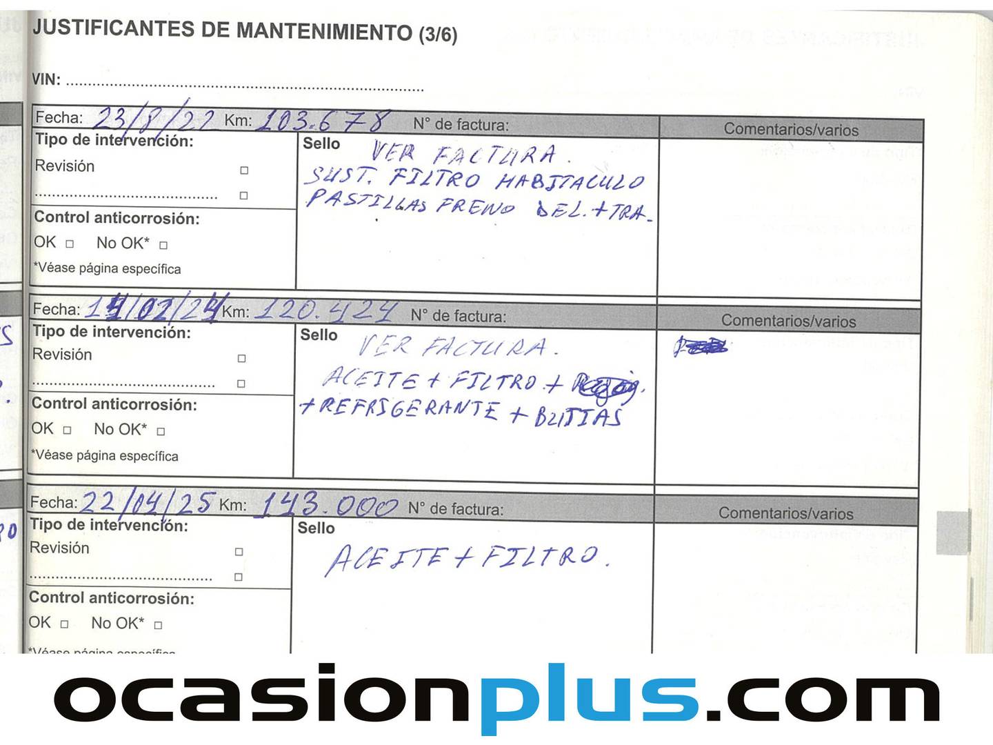 Foto del mantenimiento del Renault Mégane Renault Megane Sport Tourer Limited Energy S&S TCe (115 CV)