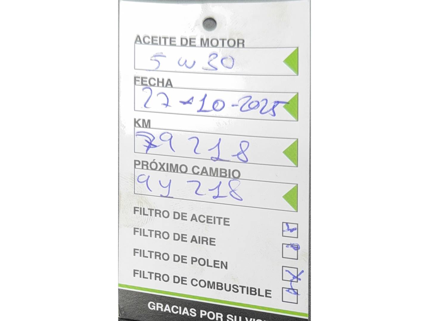 Foto del mantenimiento del Volkswagen Polo Volkswagen Polo A-Polo Plus 1.2 TSI BMT (90 CV)