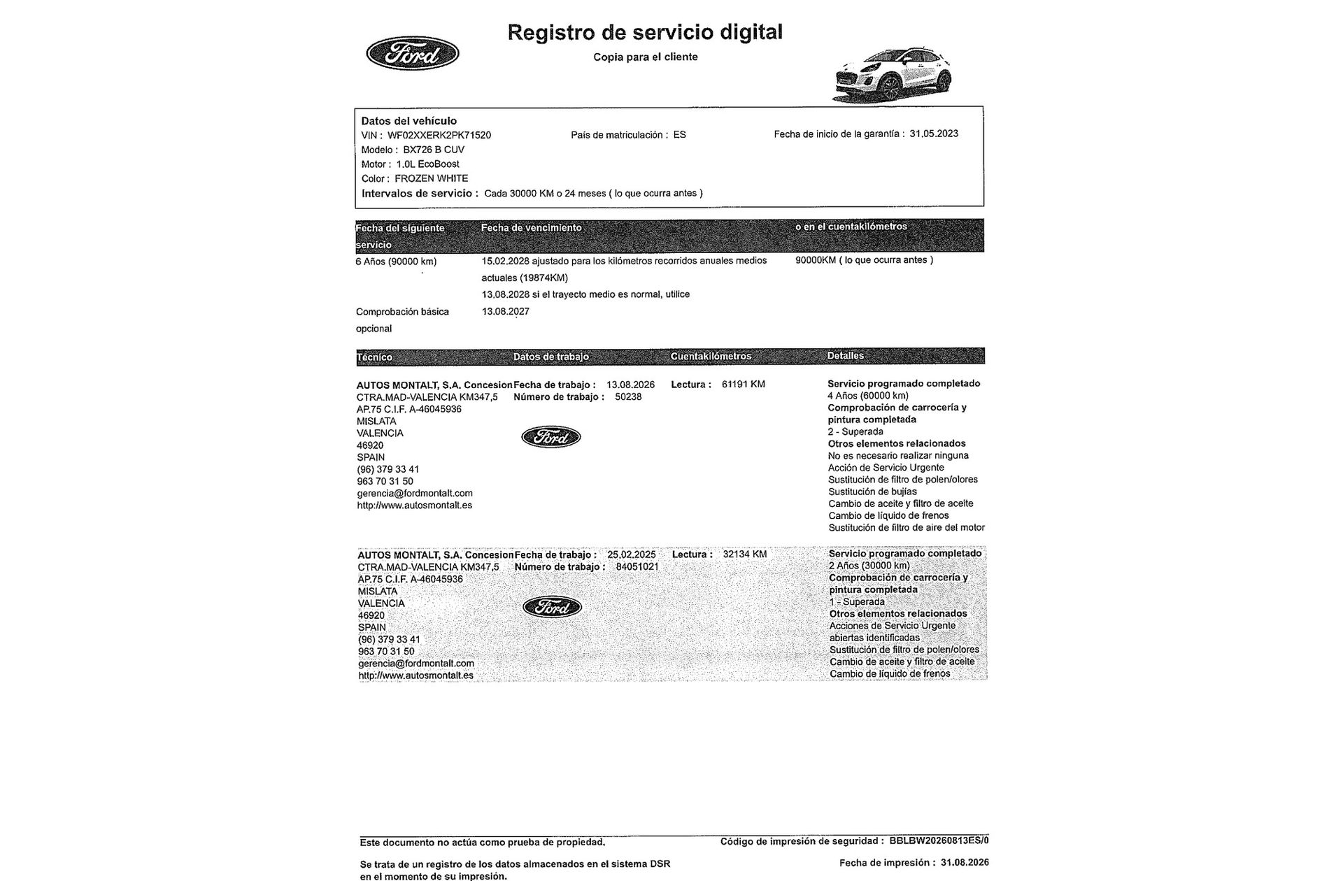 Ford Puma 1.0 EcoBoost MHEV Titanium Design - foto 21