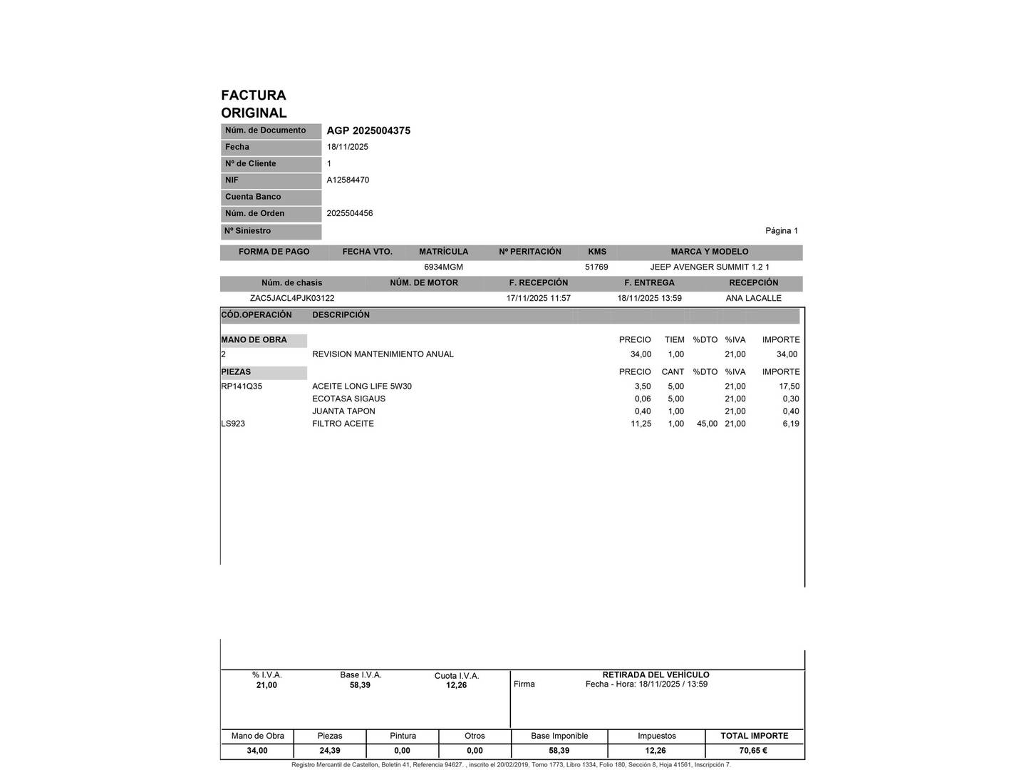 Foto Jeep Avenger Jeep Avenger 1.2 G Summit 74 kW (100 CV)