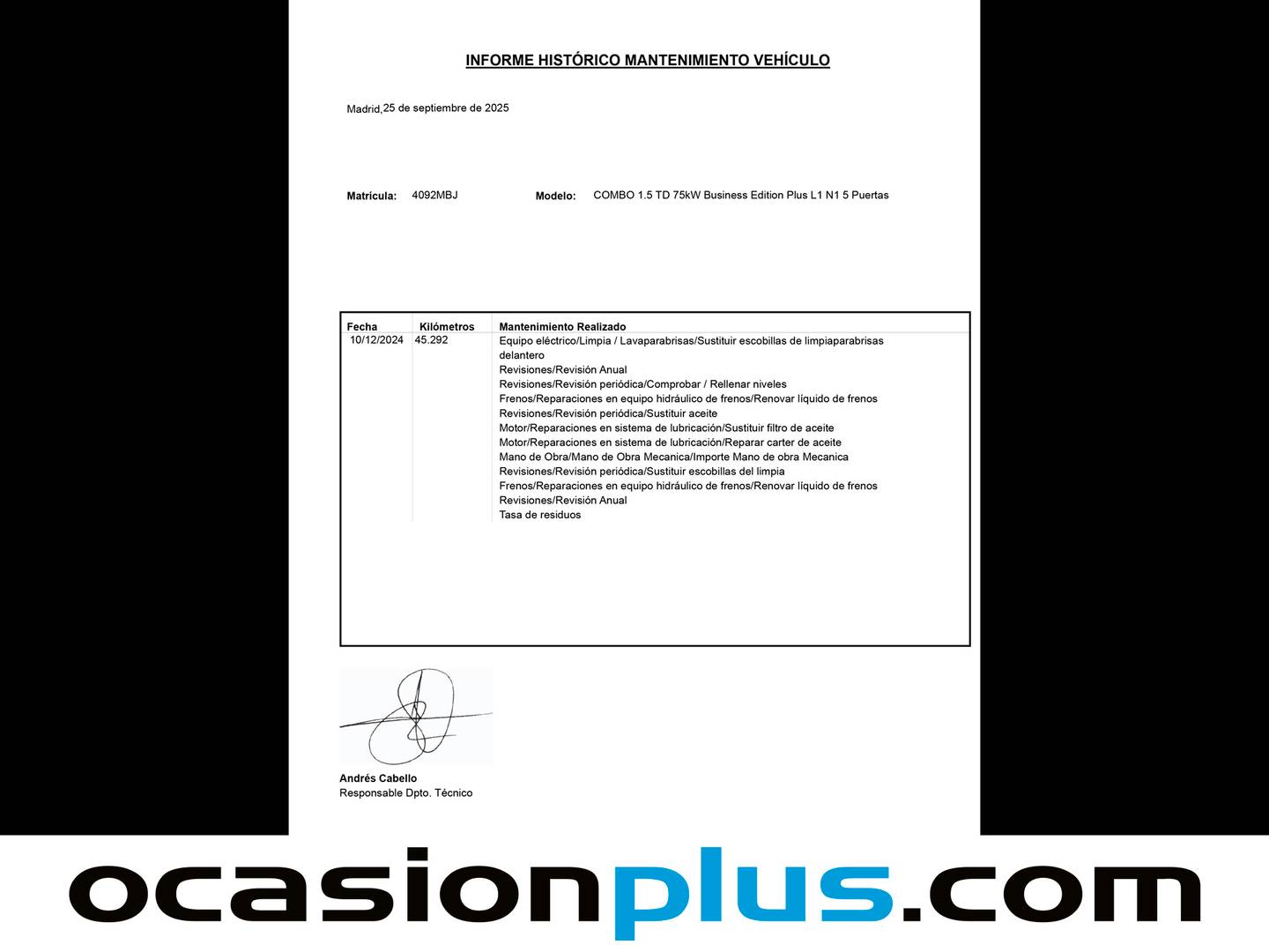 Foto Opel Combo Life Opel Combo Life 1.5 TD Business Edition Plus L1 (102 CV)