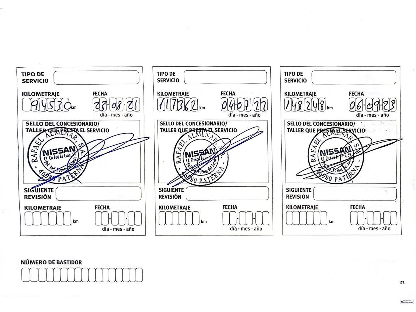 Foto del mantenimiento del Nissan X-TRAIL Nissan X-Trail 1.6 dCi N-Connecta (130 CV)