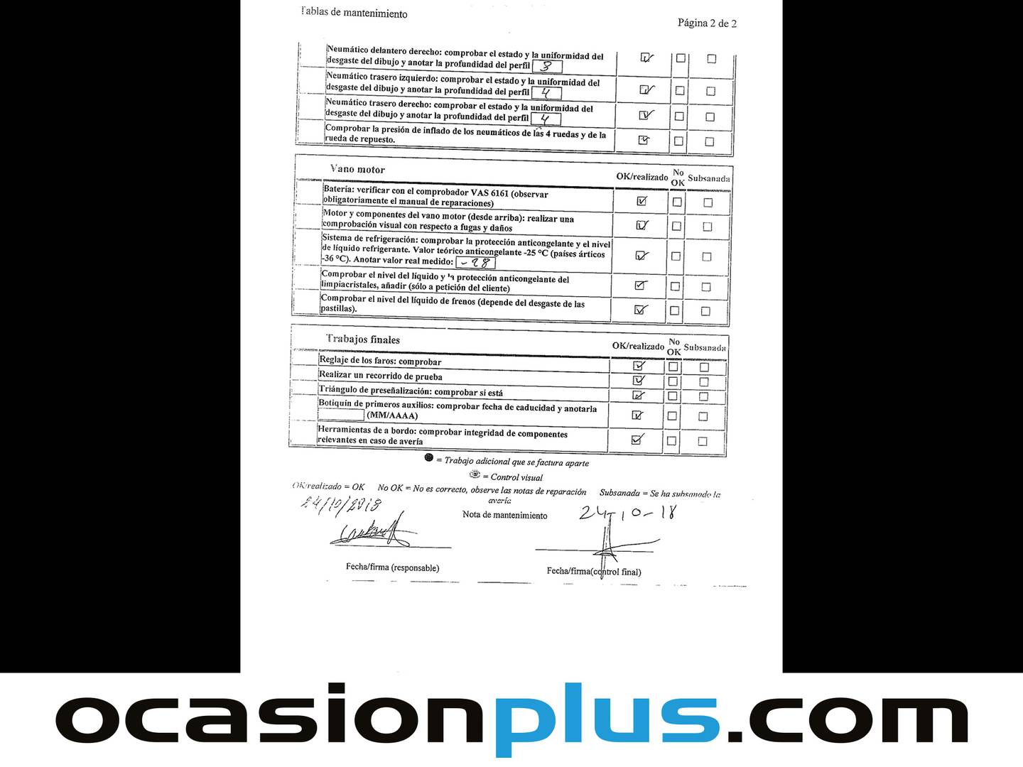 Foto del mantenimiento del Seat Ibiza Seat Ibiza 1.4 TDI CR S&S Full Connect (90 CV)