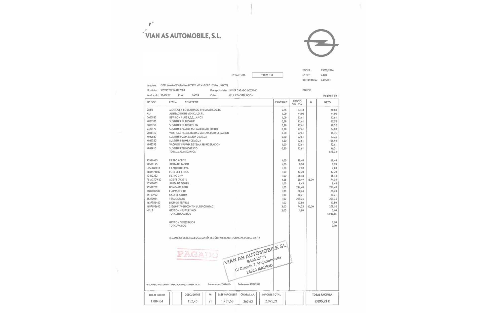Opel Mokka 1.4 Turbo GLP Selective 4x2 - foto 24