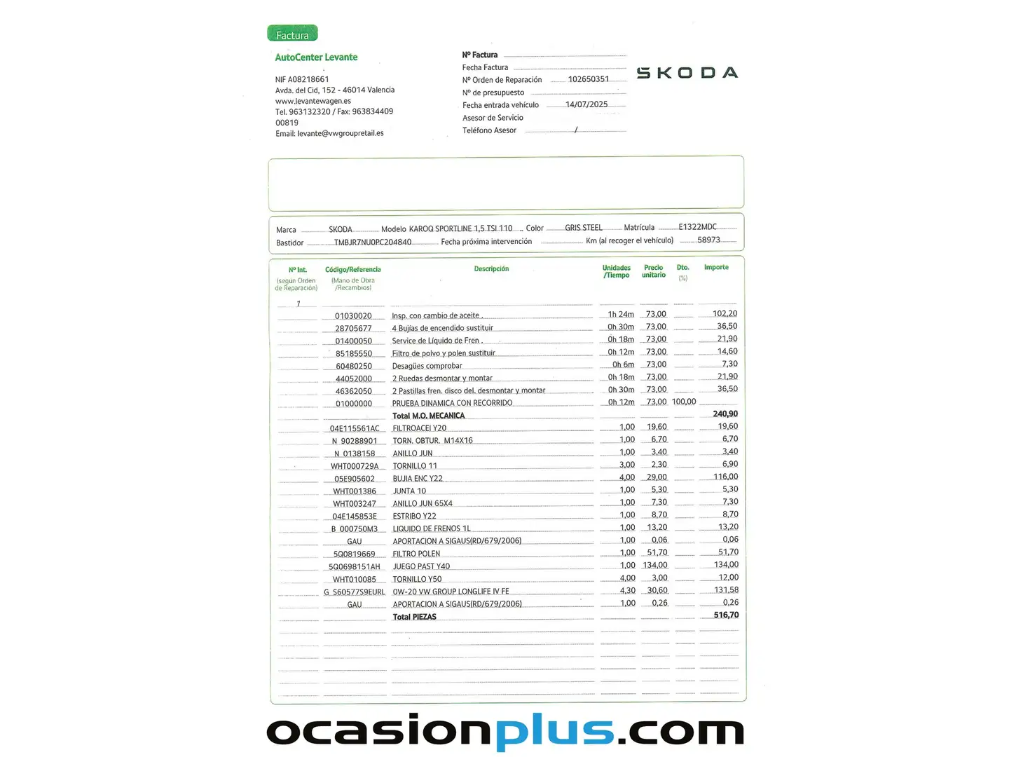 Foto Skoda Karoq Skoda Karoq 1.5 TSI ACT Sportline DSG (150 CV)