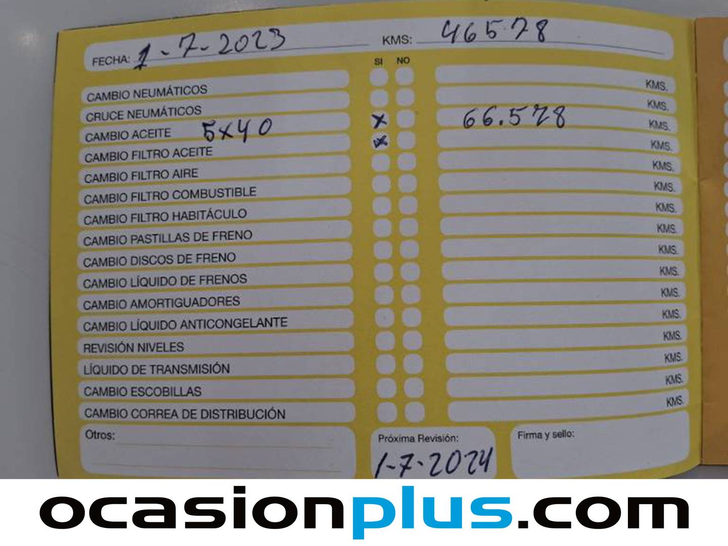Foto del mantenimiento del Hyundai i20 Hyundai i20 1.2 MPI Fresh (84 CV)