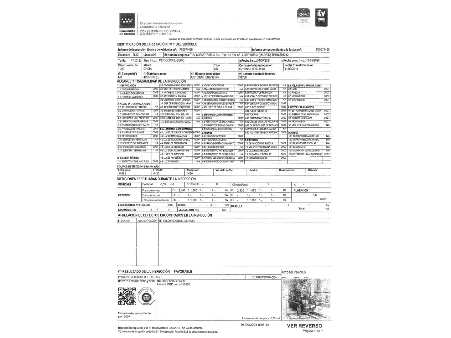 Foto Dacia Sandero Dacia Sandero Ambiance dCi (75 CV)