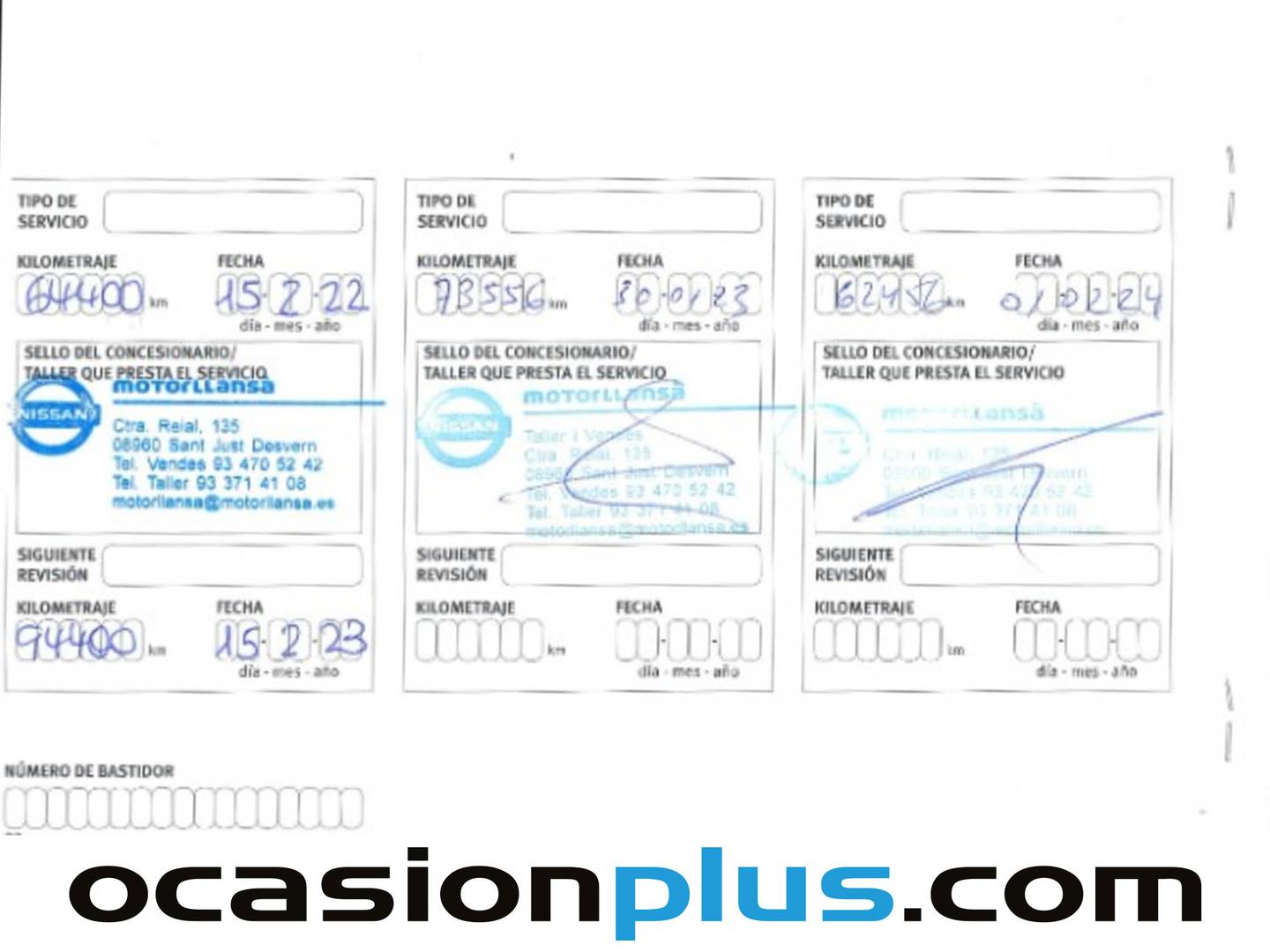 Foto del mantenimiento del Nissan X-TRAIL Nissan X-Trail dCi 130 360 (130 CV)