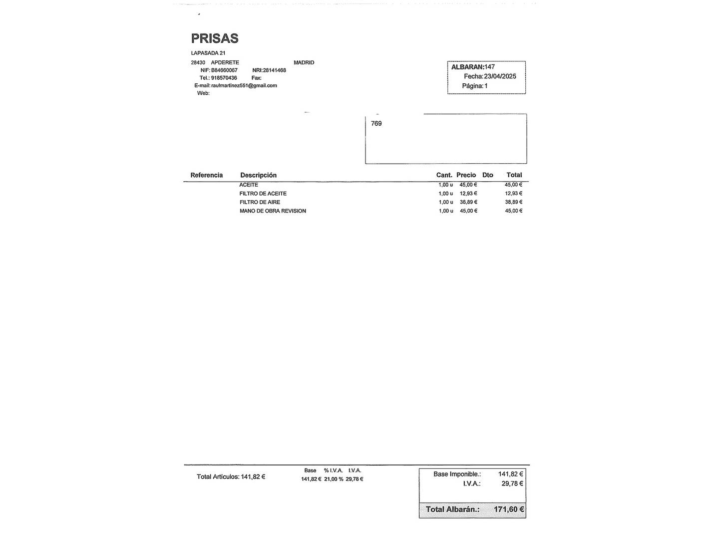 Foto del mantenimiento del Seat León SEAT León 1.5 TSI S&S FR DSG (150 CV)