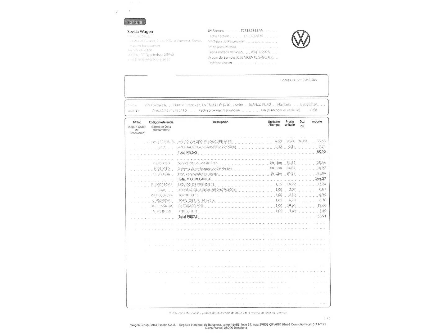 Volkswagen T-Roc Volkswagen T-Roc Life 1.0 TSI (110 CV) de ocasión