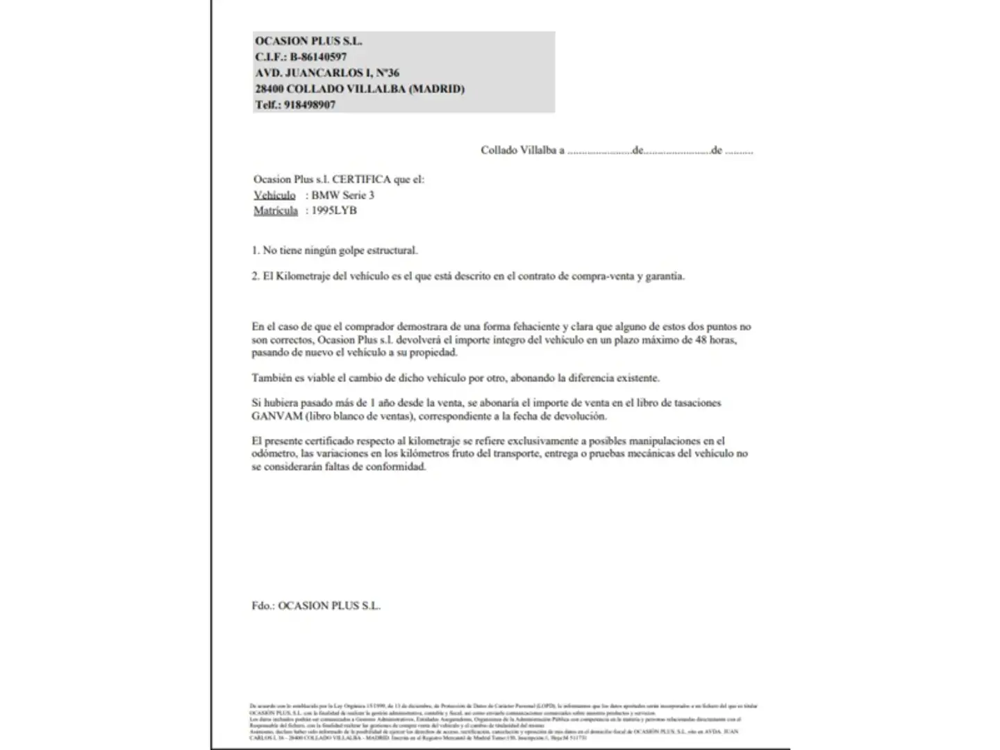 Certificado
