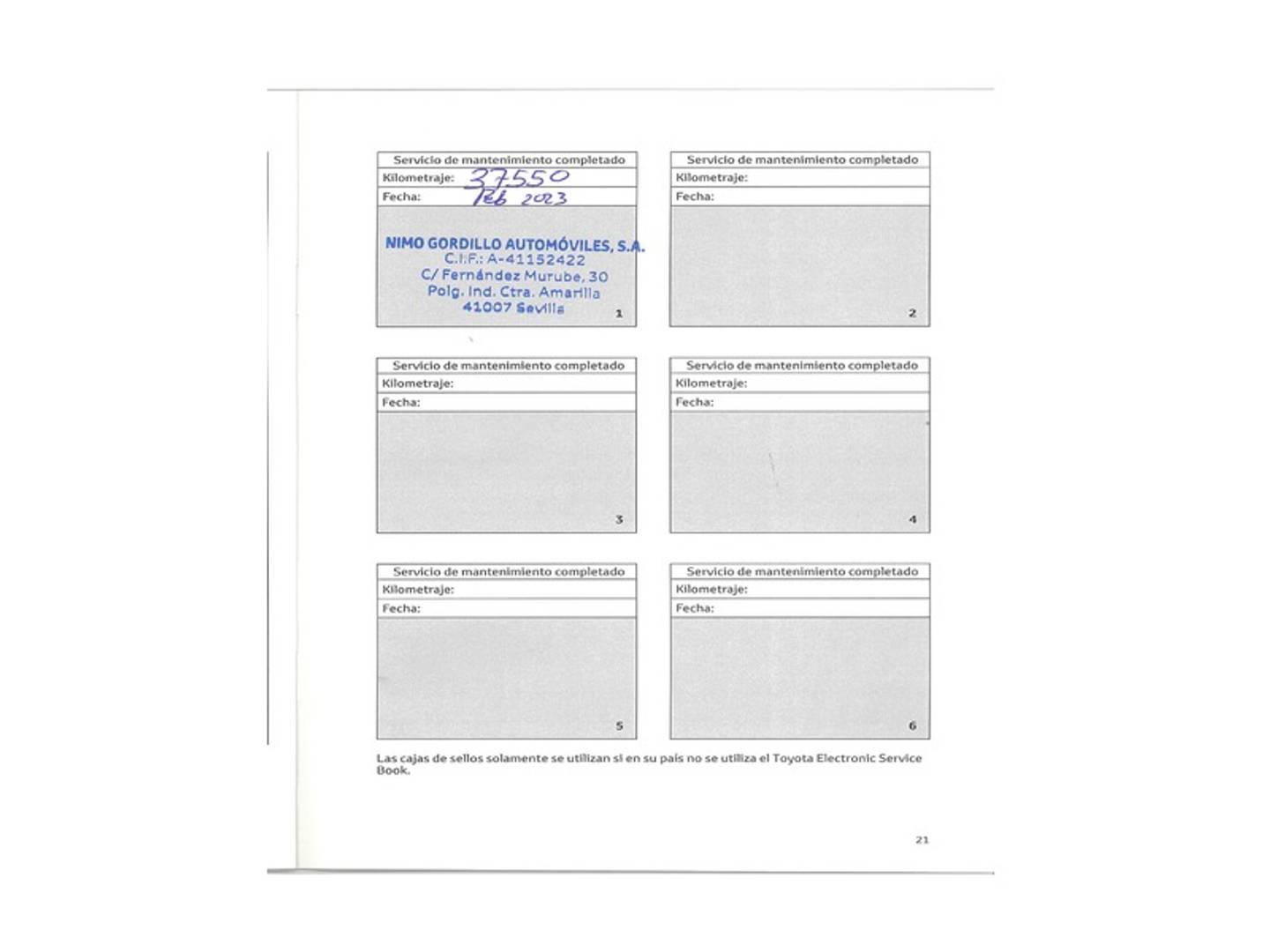 Foto del mantenimiento del Toyota Proace City Toyota Proace City 1.5D GX Media (131 CV)