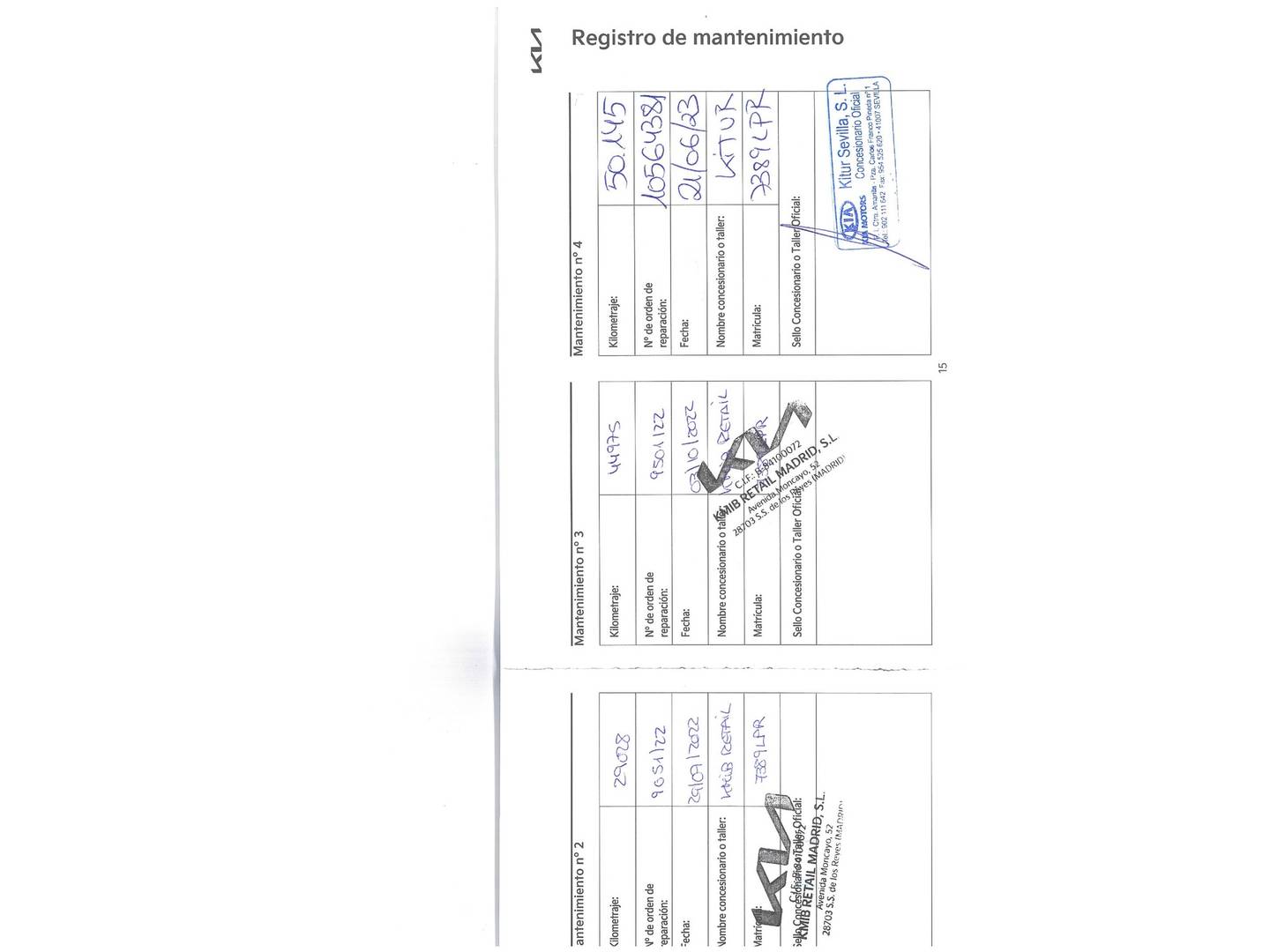 Foto del mantenimiento del KIA Stonic KIA Stonic 1.0 T-GDi MHEV Drive iMT (100 CV)