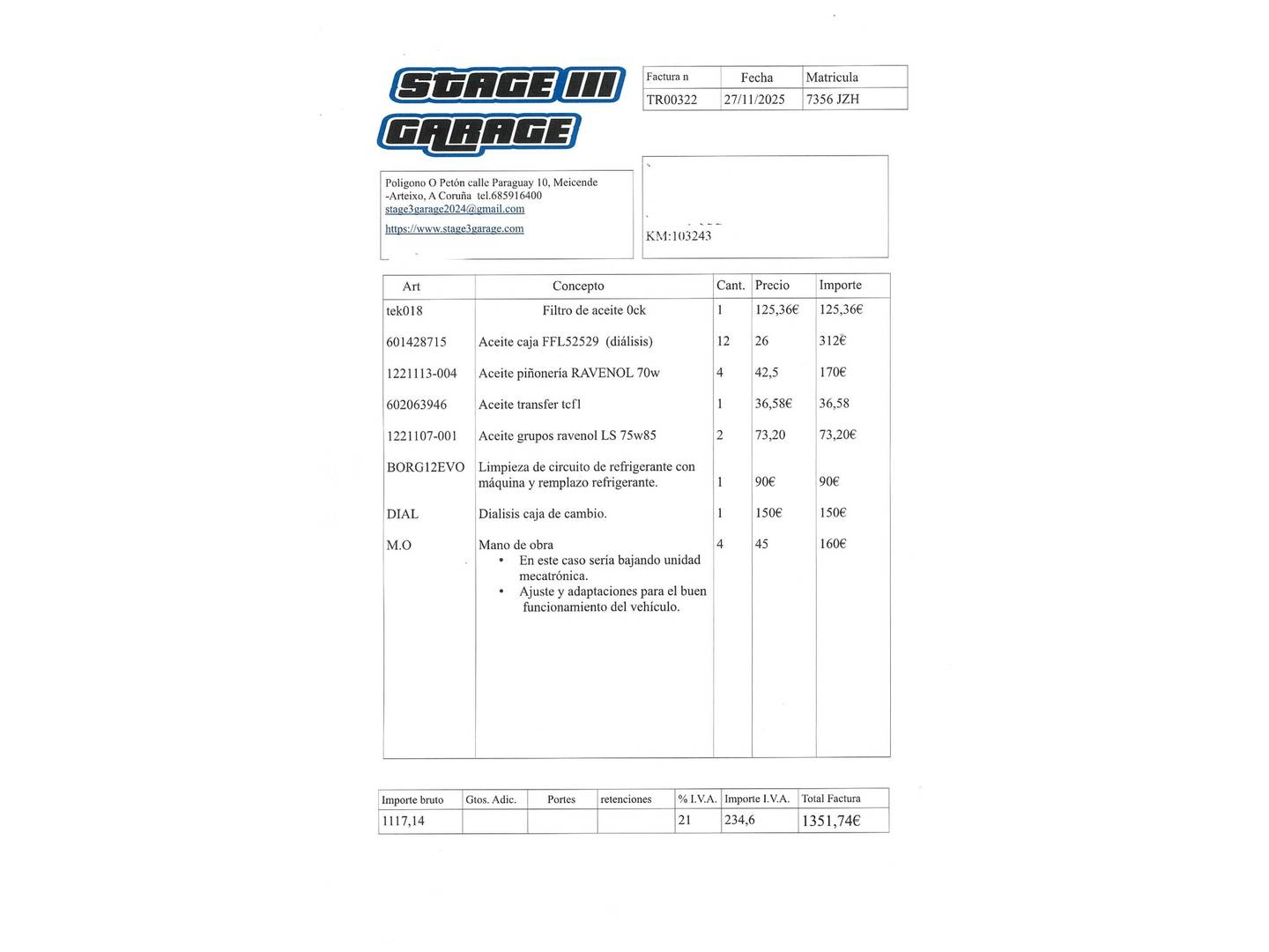 Foto del mantenimiento del Audi A5 Audi A5 Sportback Sport 3.0 TDI quattro (218 CV) S tronic Pack S-Line
