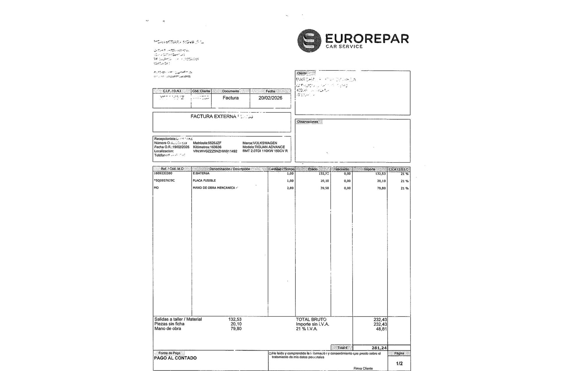 Volkswagen Tiguan Advance 2.0 TDI BMT - foto 22