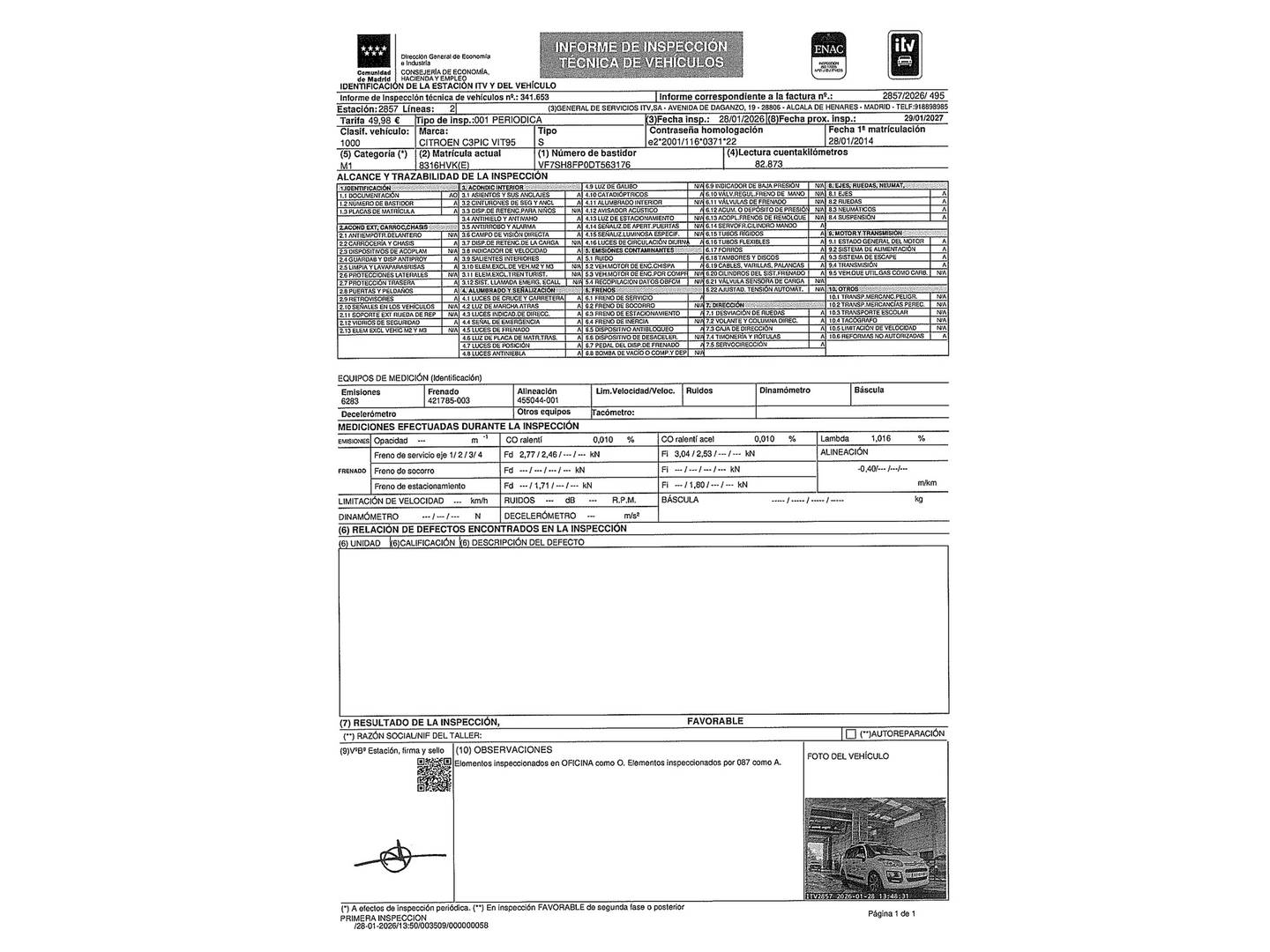 Citroën C3 Picasso Citroën C3 Picasso 1.4 VTi Collection (95 CV) de segunda mano