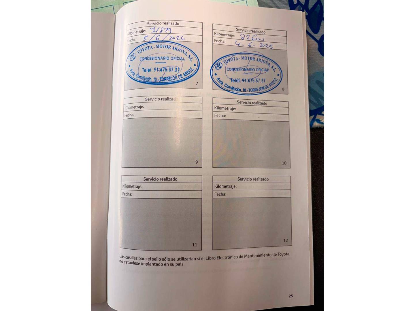 Foto del mantenimiento del Toyota C-HR Toyota C-HR 1.8 125H Dynamic Plus (122 CV)