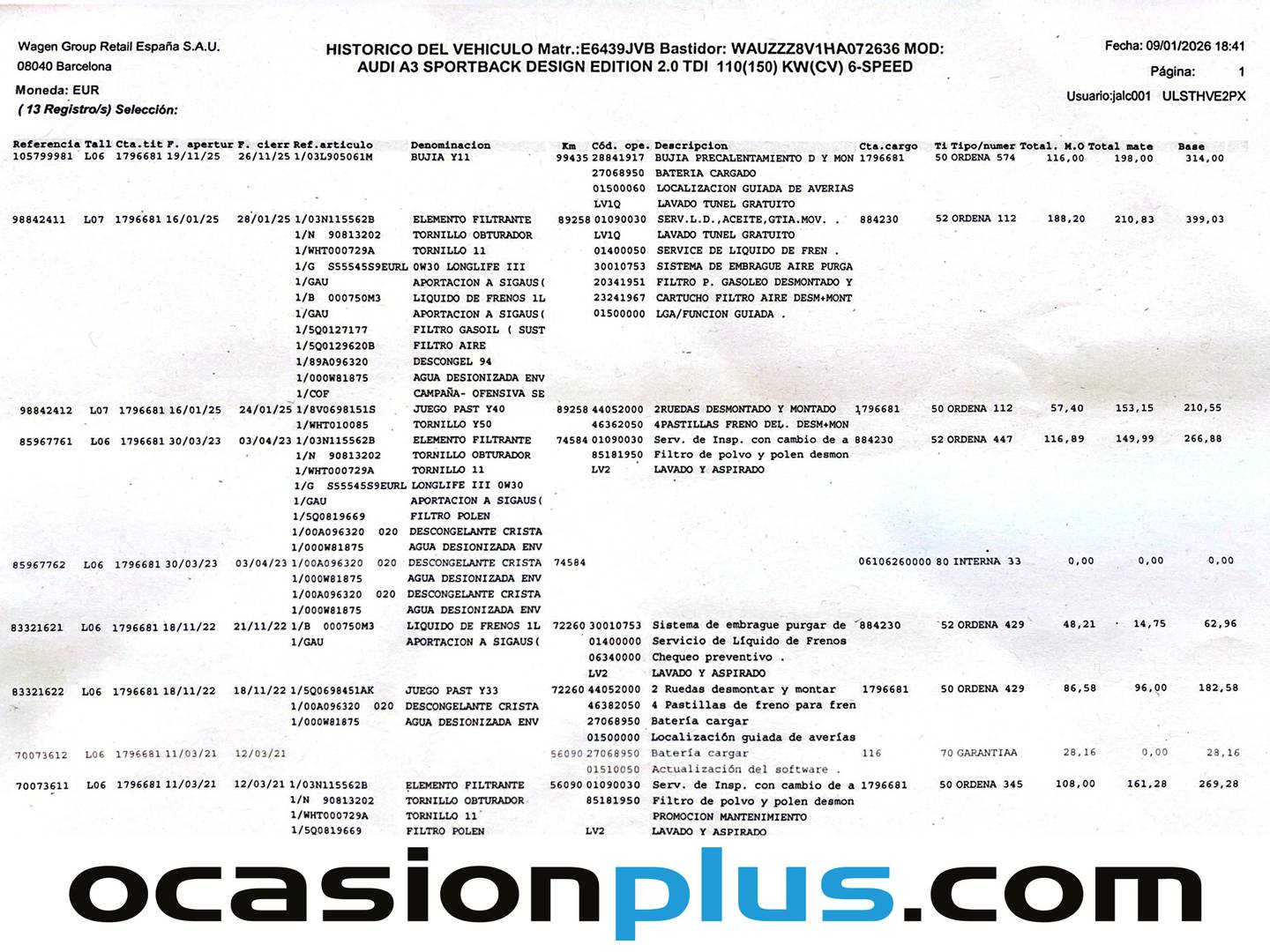 Foto Audi A3 Audi A3 Sportback design edition 2.0 TDI  (150 CV)