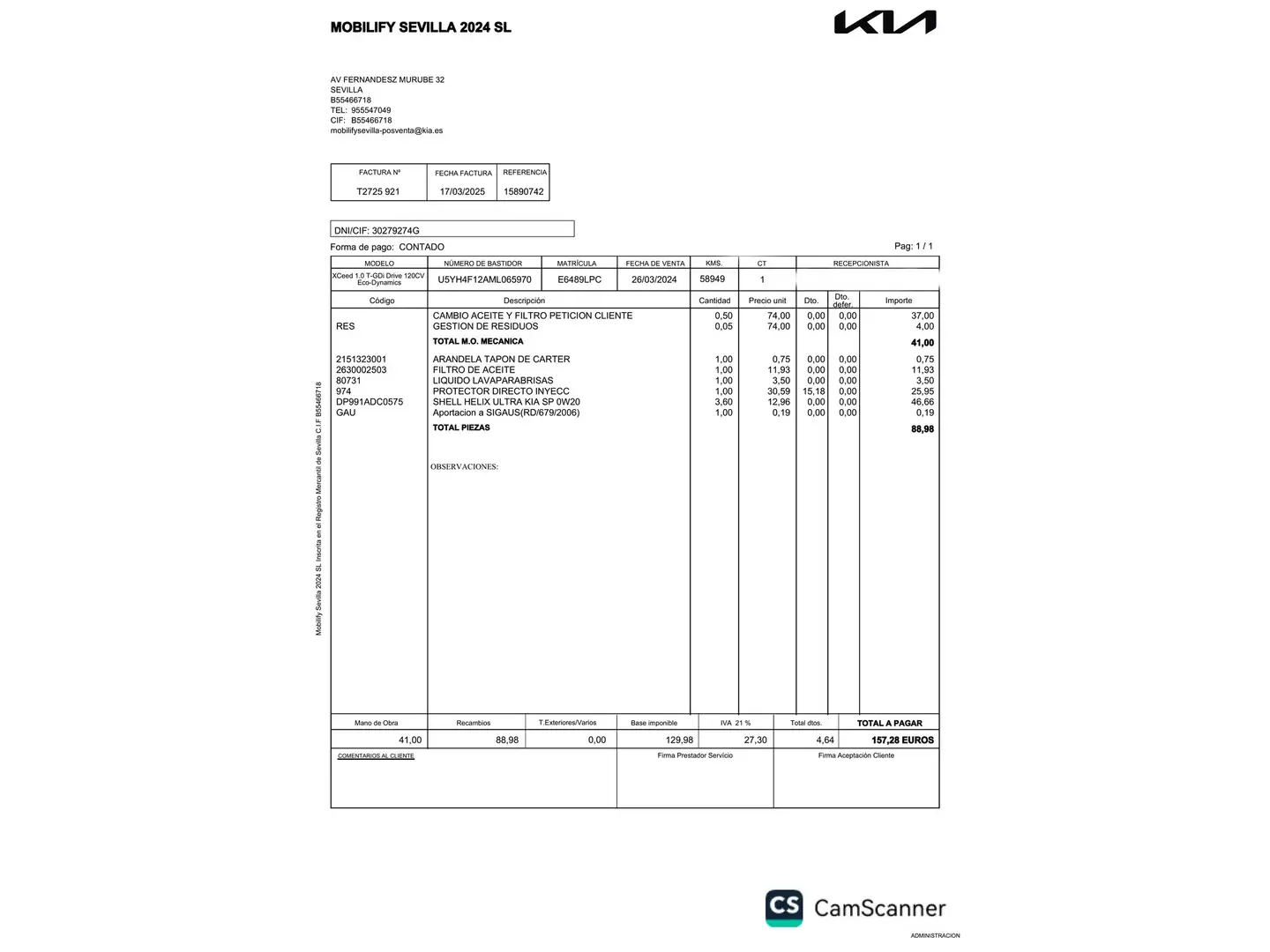 Foto KIA XCeed Kia XCeed 1.0 T-GDi Drive (120 CV)