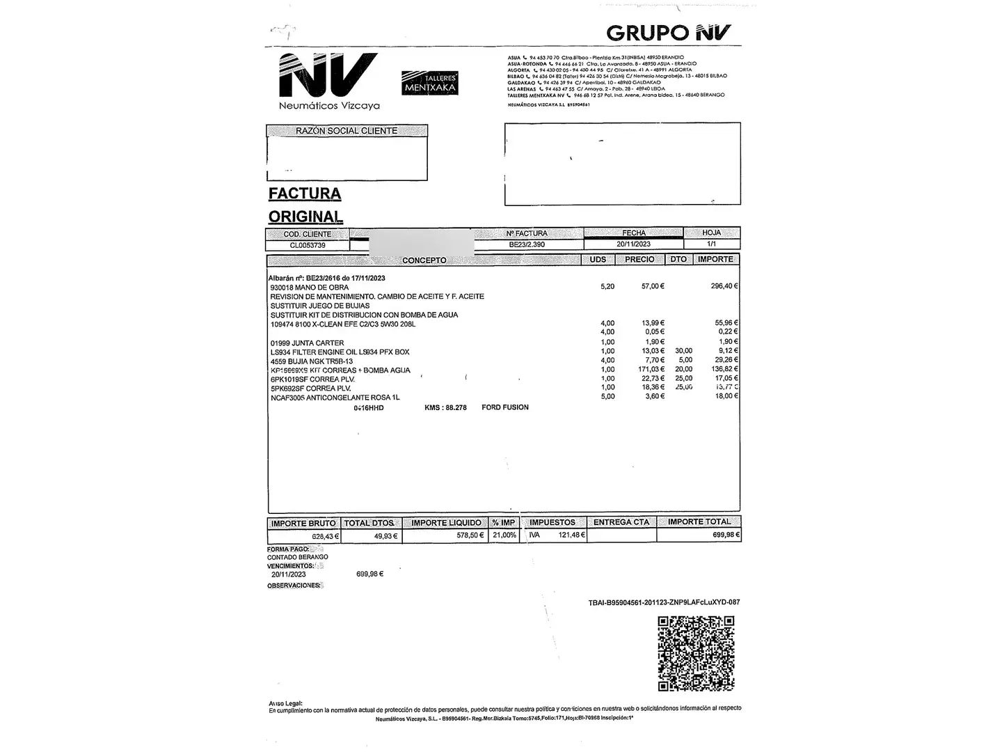 Foto Ford Fusion Ford Fusion 1.4 16v Ambiente (80 CV)