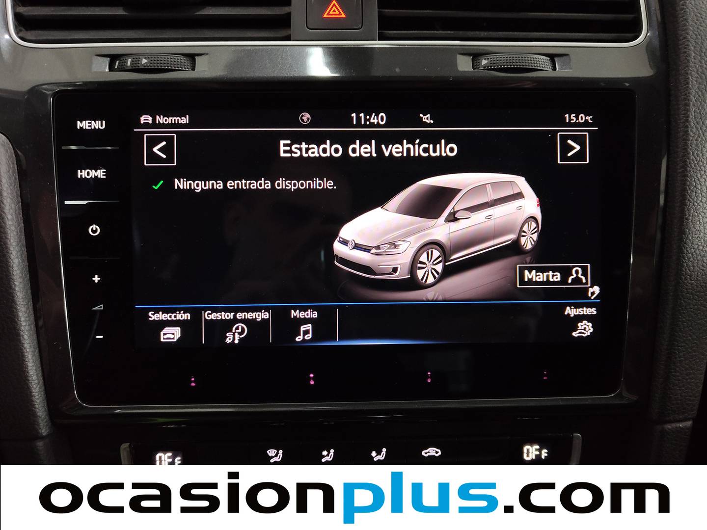 Volkswagen Golf Volkswagen e-Golf ePower (136 CV) 136cv