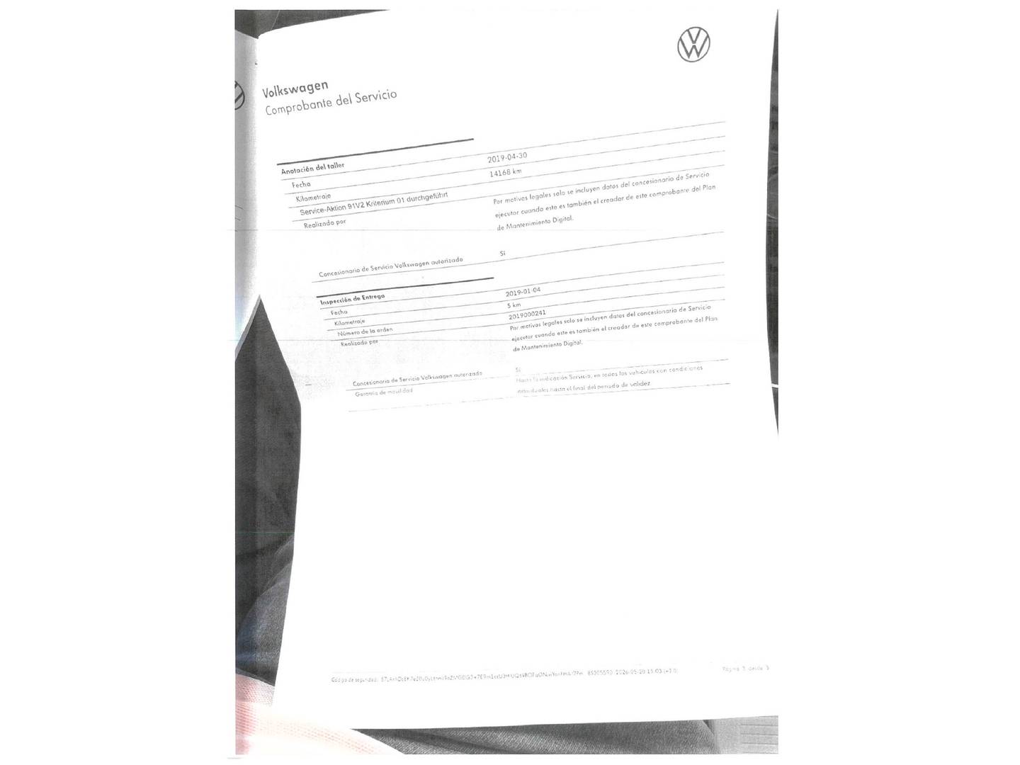 Foto del mantenimiento del Volkswagen Tiguan Volkswagen Tiguan Sport 2.0 TDI (150 CV) Pack R-Line